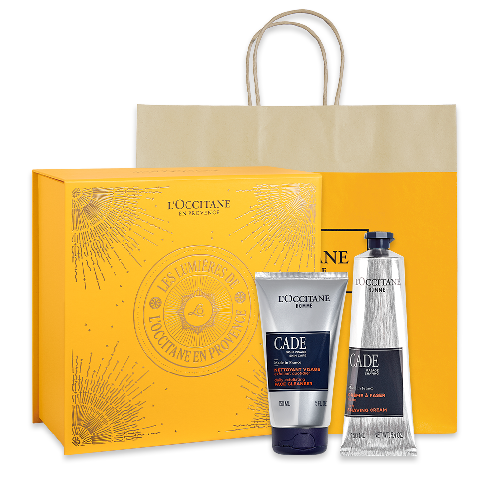 Presente Cuidados Faciais com Sabonete e Creme para Barbear